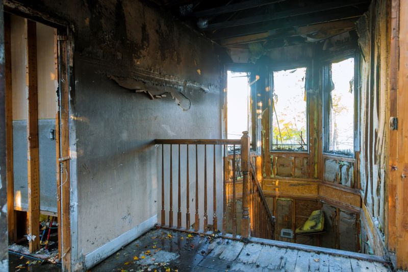 Restored Interior After Fire Damage